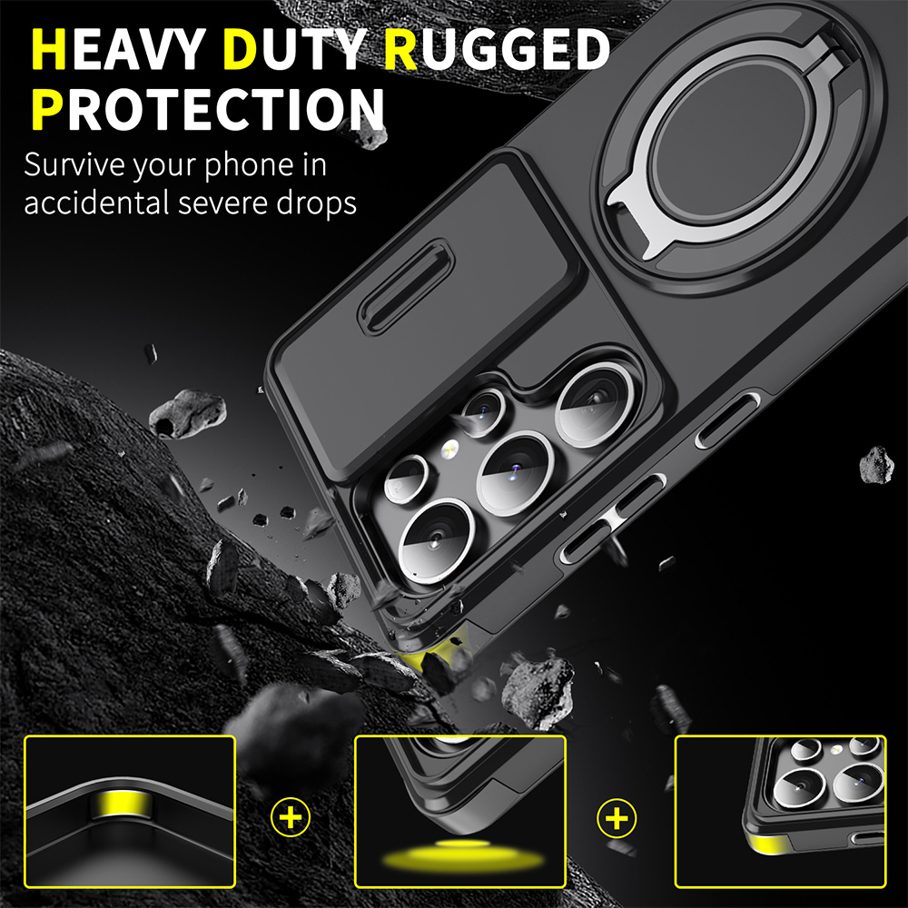 Magnetic Ring Stand Phone Case - огляд і ціна Case Fan