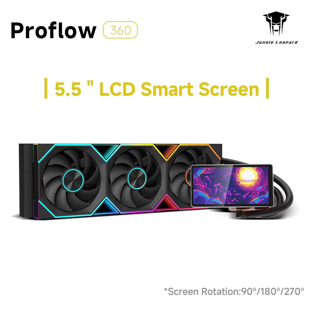 Jungle Leopard Pro Flow 360 AR - огляд і ціна Aio Liquid Cooler